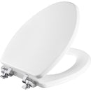 TOILET SEAT ELNG WOOD WH