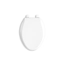 Kohler Cachet Slow Close Elongated White Plastic Toilet Seat