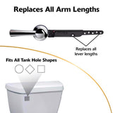 Korky StrongARM Flush Lever Chrome Metal For Universal