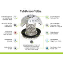 Tubshroom Ultra Edition 1.5 in. Chrome Stainless Steel Hair Catcher - Total Qty: 1