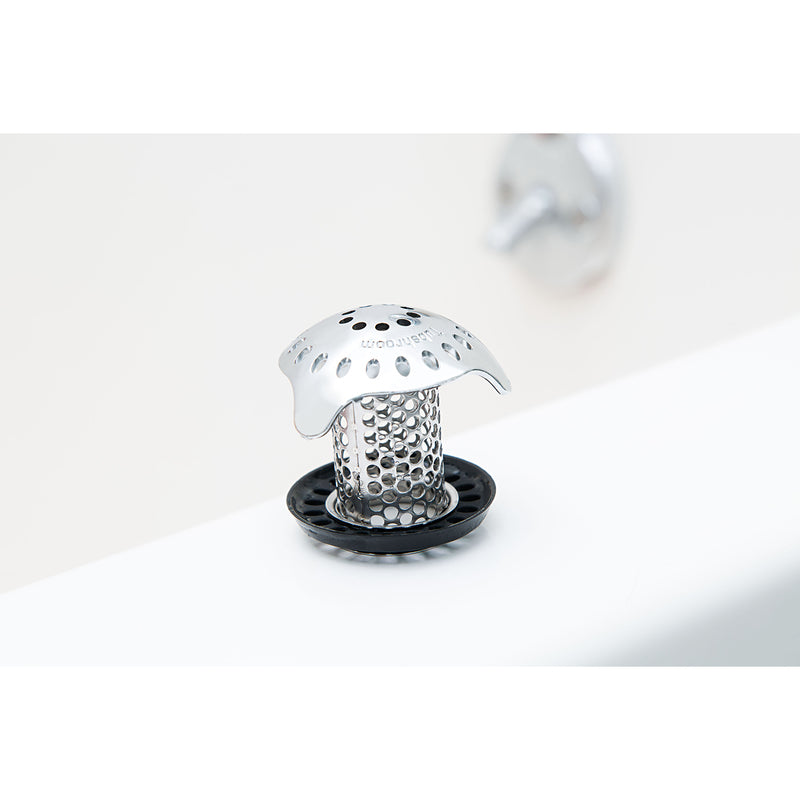 TubShroom Ultra Edition 1.5 in. Chrome Stainless Steel Hair Catcher
