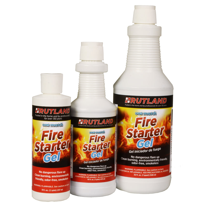 Rutland One Match Gelled Alcohol Fire Starter 10 min 16 oz