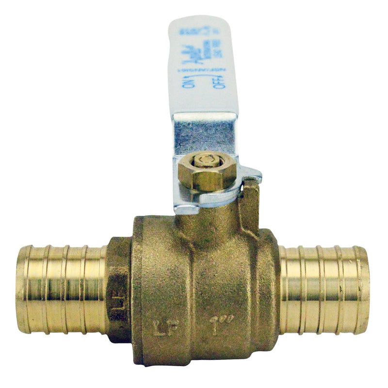 Apollo 1 in. Brass Crimp Ball Valve Standard Port