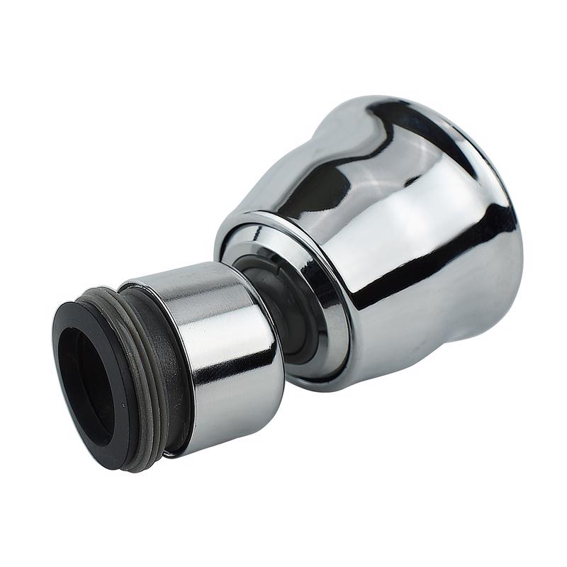 Plumb Pak Keeney Dual Thread 15/16 in.-27 x 55/64 in.-27 Chrome Plated Swivel Sprayrator