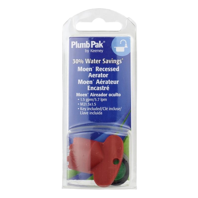 Plumb Pak Male Thread 1-1/2 in. x 1-1/2 in. Black Recessed Aerator Insert