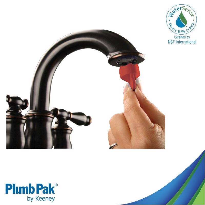 Plumb Pak Male Thread 1-1/2 in. x 1-1/2 in. Black Recessed Aerator Insert