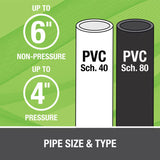 Oatey Fusion Single Step Clear Cement For Medium PVC 4 oz