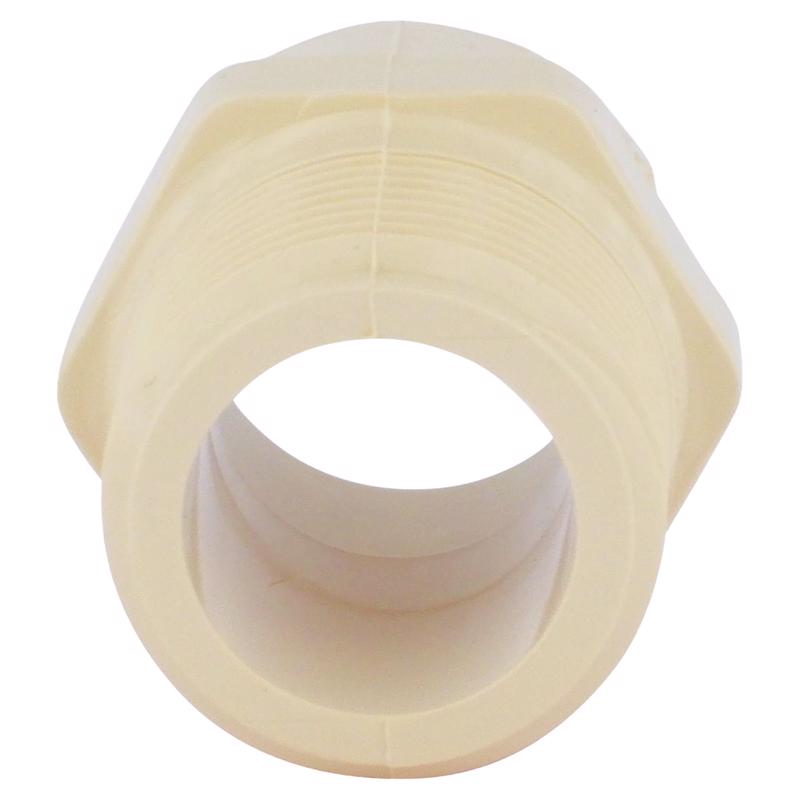 Charlotte Pipe FlowGuard Schedule 40 3/4 in. Socket X 3/4 in. D MNPT CPVC Adapter 1 pk