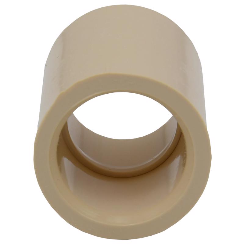 Charlotte Pipe FlowGuard 1/2 in. Socket X 1/2 in. D Socket CPVC Coupling 1 pk