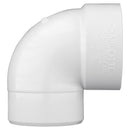 Charlotte Pipe Schedule 40 1-1/2 in. Hub X 1-1/2 in. D Spigot PVC Elbow 1 pk