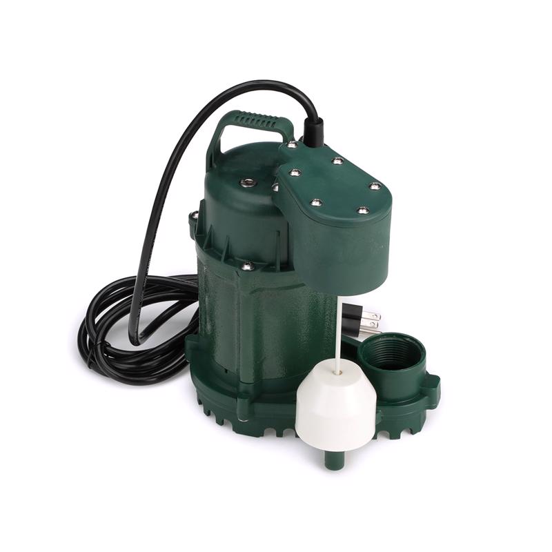 Zoeller 1/3 HP 2520 gph Cast Iron Vertical Float Switch AC Submersible Sump Pump