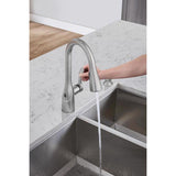 Moen Arlo One Handle Stainless Steel Motion Sensing Pull-Down Kitchen Faucet