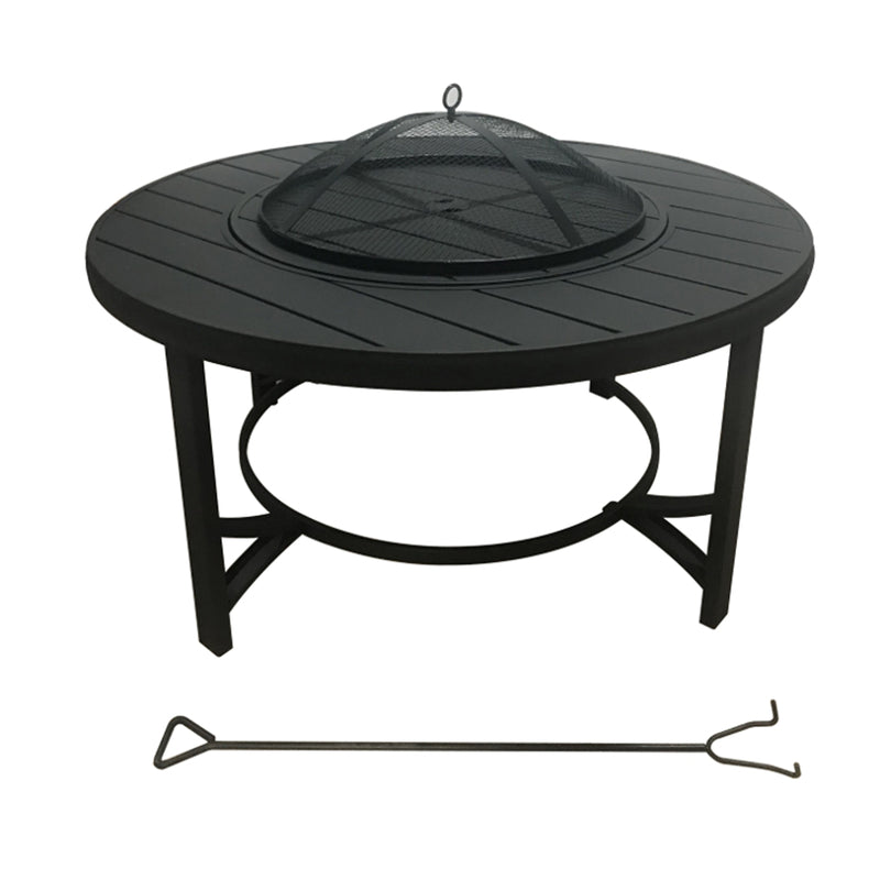FIRE TABLE WOOD 36"D