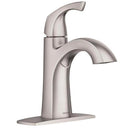 Moen Lindor Brushed Nickel Bathroom Faucet 4 in.