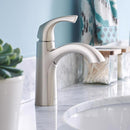 Moen Lindor Brushed Nickel Bathroom Faucet 4 in.