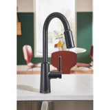 Moen Nori One Handle Matte Black Kitchen Faucet