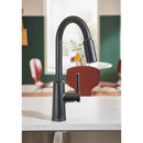 Moen Nori One Handle Matte Black Kitchen Faucet