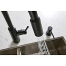 Moen Nori One Handle Matte Black Kitchen Faucet