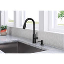 Moen Nori One Handle Matte Black Kitchen Faucet