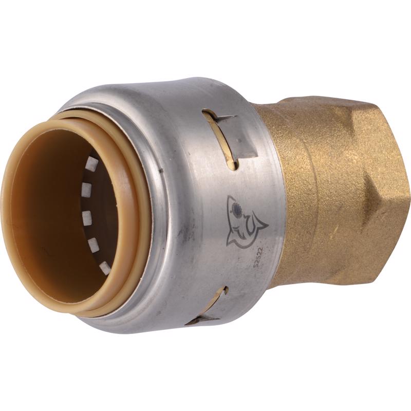 SharkBite Push to Connect 3/4 in. PTC X 1/2 in. D FNPT Brass Adapter