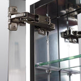 Zenna Home 26 in. H X 15 in. W X 5 in. D Rectangle Medicine Cabinet/Mirror