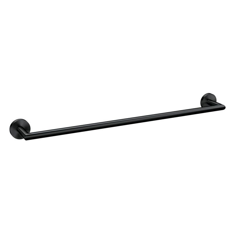 TOWEL BAR BLK MAT 24"L