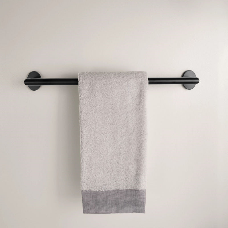 Moen Arlys Matte Black Towel Bar 24 in. L Zinc