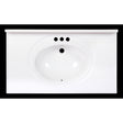 BATH SINK STD 22"X37" WH
