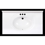 BATH SINK STD 22"X37" WH