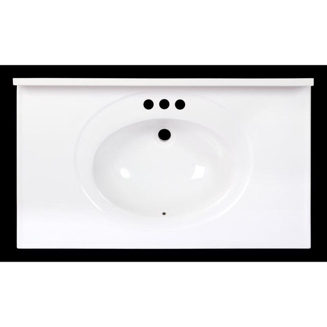 BATH SINK STD 22"X37" WH