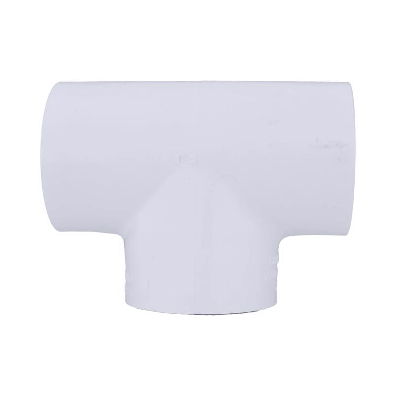 Charlotte Pipe Schedule 40 3 in. Slip X 3 in. D Slip PVC Tee 1 pk