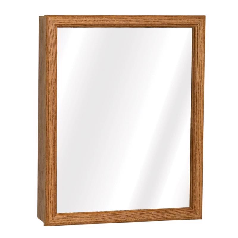 Zenna Home 19.25 in. H X 15.5 in. W X 4.5 in. D Rectangle Medicine Cabinet/Mirror