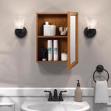 Zenna Home 19.25 in. H X 15.5 in. W X 4.5 in. D Rectangle Medicine Cabinet/Mirror