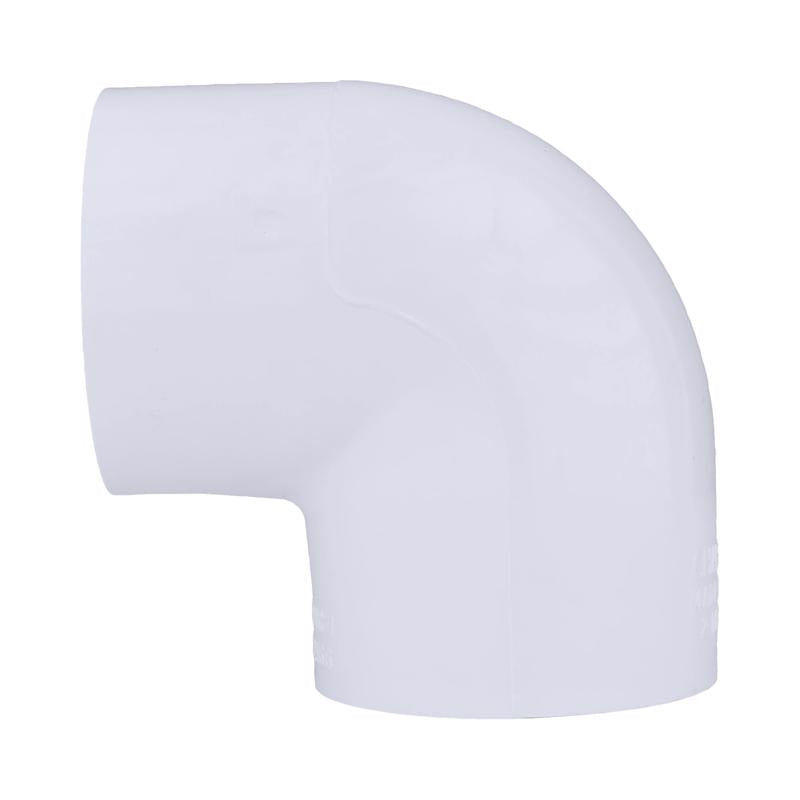 Charlotte Pipe Schedule 40 2-1/2 in. Slip X 2-1/2 in. D Slip PVC Elbow 1 pk