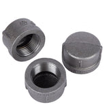 STZ Industries 1 in. FIP each Black Malleable Iron Cap