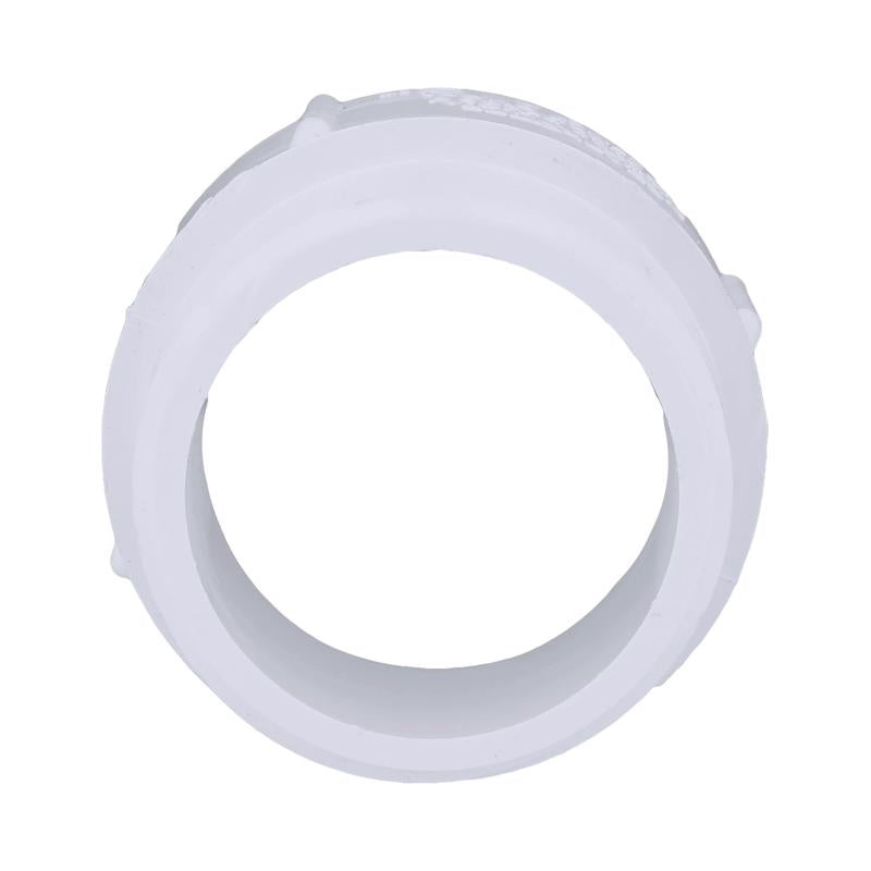 Charlotte Pipe Schedule 40 2-1/2 in. MPT X 2-1/2 in. D Slip PVC Adapter 1 pk