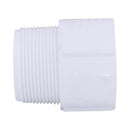 Charlotte Pipe Schedule 40 2-1/2 in. MPT X 2-1/2 in. D Slip PVC Adapter 1 pk