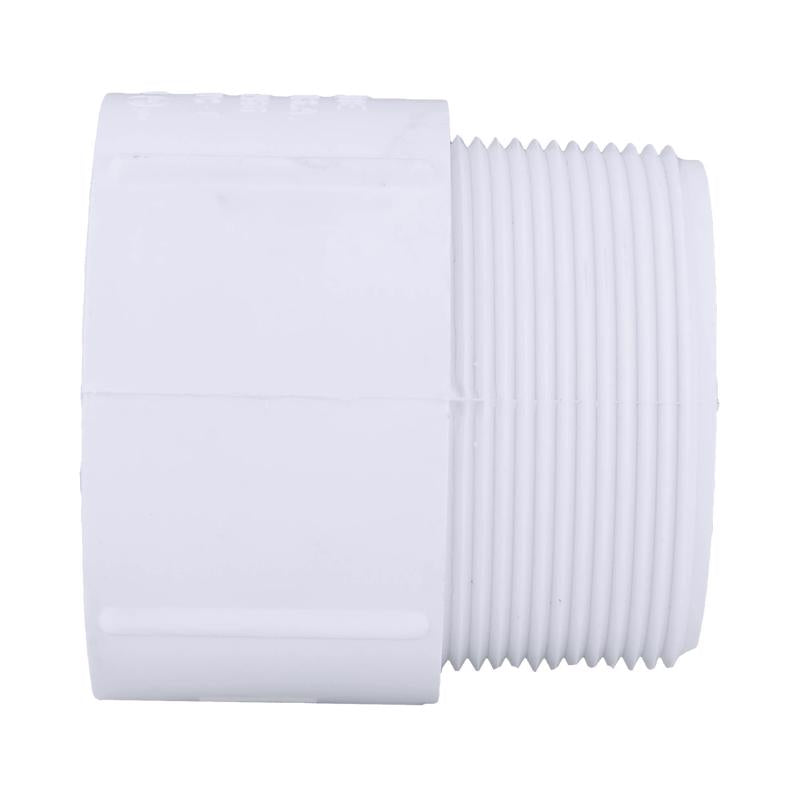 Charlotte Pipe Schedule 40 3 in. MPT X 3 in. D Slip PVC Adapter 1 pk