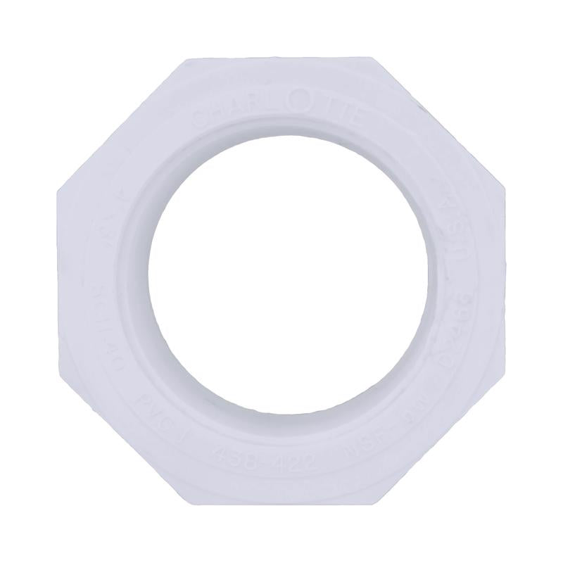 Charlotte Pipe Schedule 40 4 in. Spigot X 3 in. D FPT PVC Reducing Bushing 1 pk
