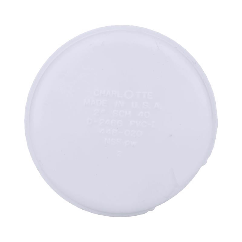 Charlotte Pipe Schedule 40 3 in. FPT PVC Cap 1 pk