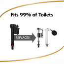 Korky 2X Toilet Fill Valve Black Plastic/Rubber For Universal