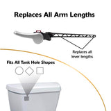 Korky Toilet Handle White For Universal