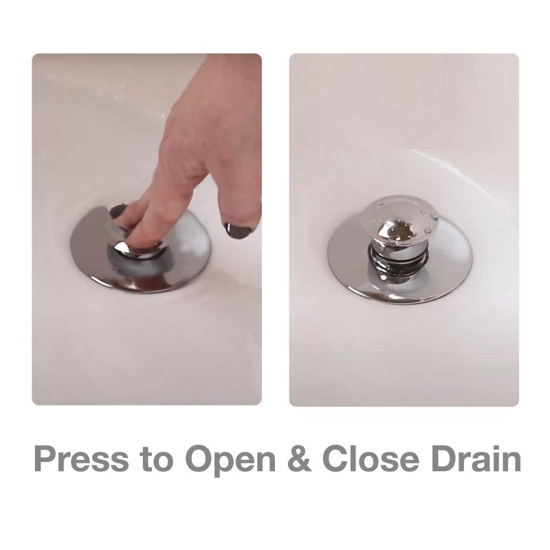 Ace 3 in. Chrome Metal Drain Stopper