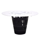 HAIR CATCHER SHWR CVR WH