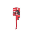 PIPE WRENCH 10" BLK/RED