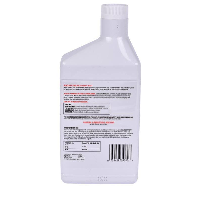 Hercules Sludge Treat Oil Fuel 32 oz
