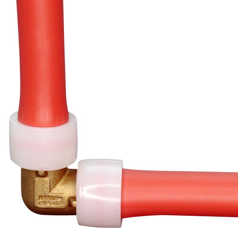 Apollo PEX-A 1/2 in. Expansion PEX in to X 1/2 in. D Barb Brass 90 Degree Elbow
