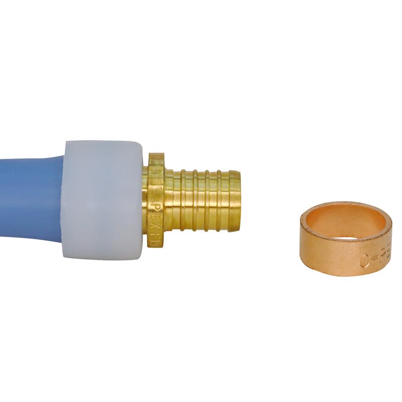 Apollo PEX-A 1/2 in. Expansion PEX in to X 1/2 in. D Barb Brass Coupling