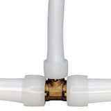 Apollo PEX-A 3/4 in. Expansion PEX in to X 3/4 in. D Barb Brass Reducing Tee
