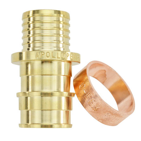 Apollo PEX-A 3/4 in. Expansion PEX in to X 3/4 in. D Barb Brass Coupling
